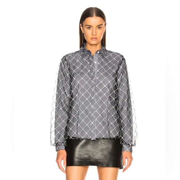 Sandy Liang Toney Top in Sailor Mercury - Picture 2 of 16